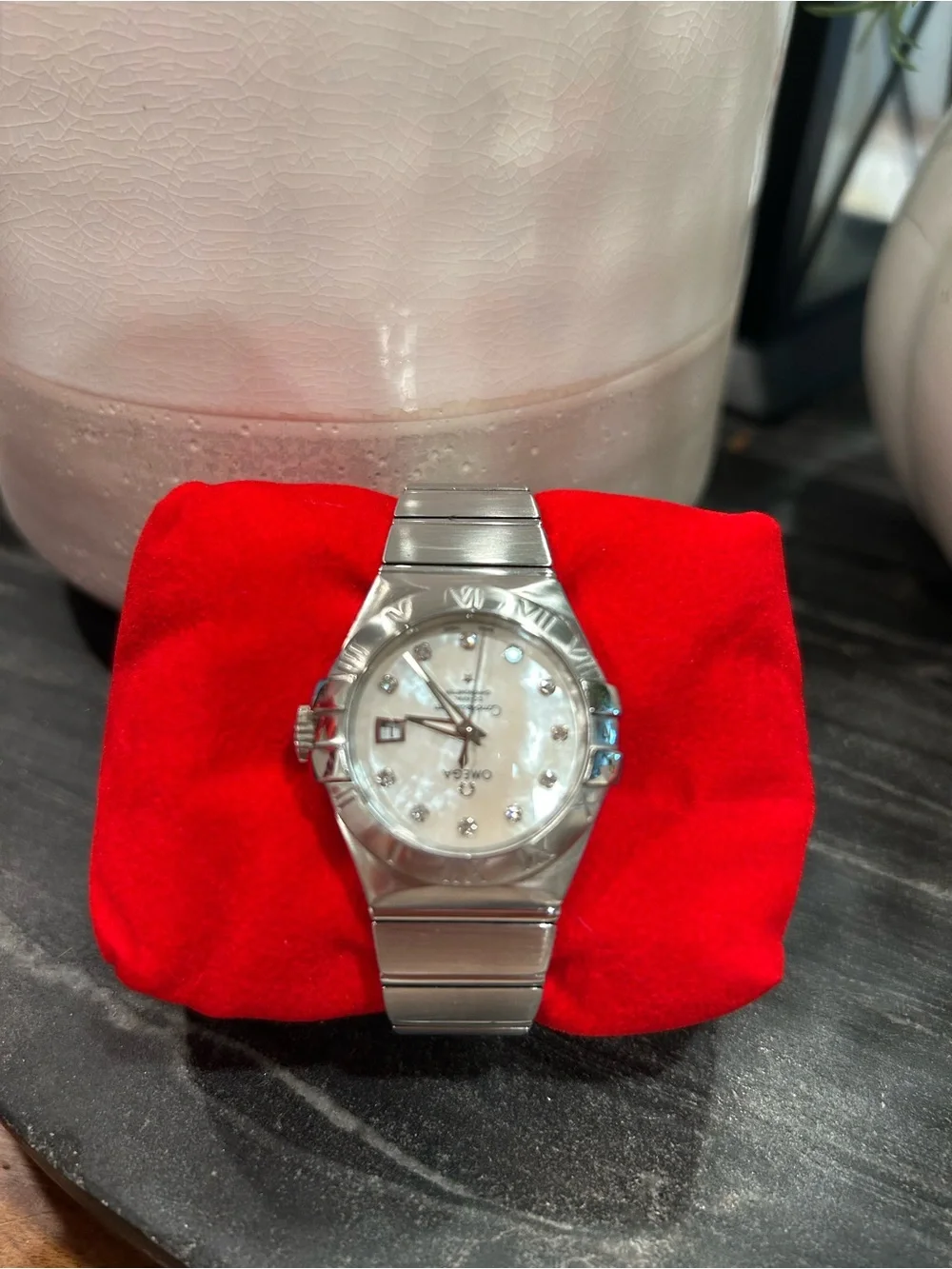 Omega wristwatch stainless
